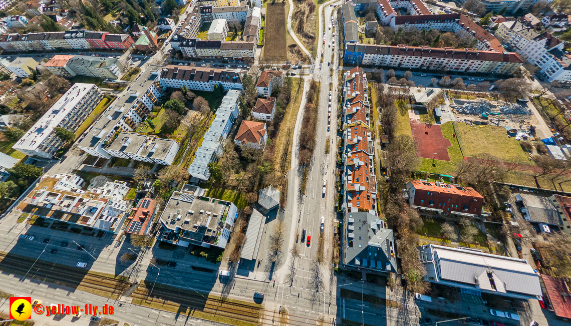 20.02.2023 - der Hachinger Bach zwischen Berg am Laim und Neuperlach